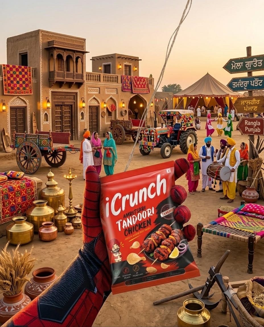 A colourful Punjabi cultural scene
