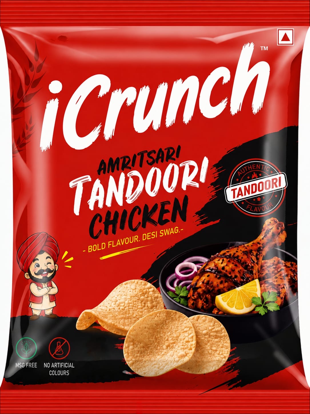 iCrunch Amritsari Tandoori Chicken packet