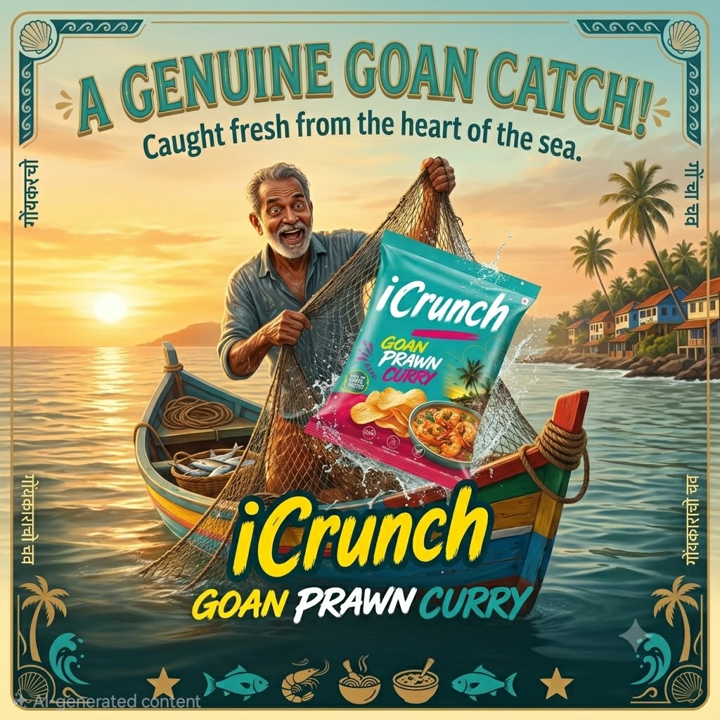 iCrunch Goan Prawn Curry packet